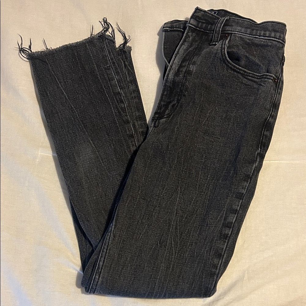 Abercrombie black mom jeans